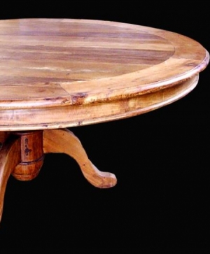 Ampliar imagem: MESA FEITA DE MADEIRA DE DEMOLIÇÃO M005