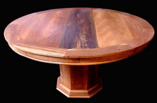 Ampliar imagem: MESA FEITA DE MADEIRA DE DEMOLIÇÃO M004